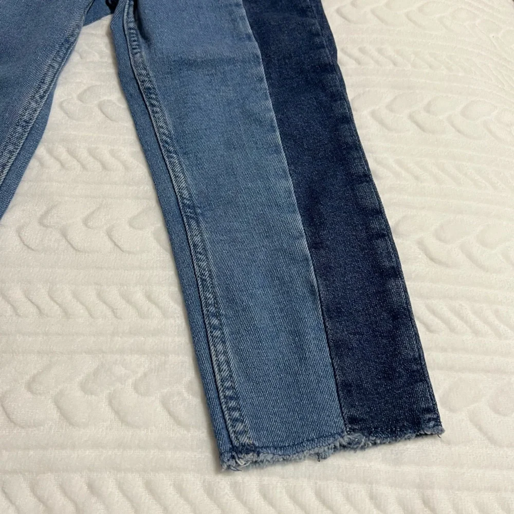 💗‎ Justice - Girls Two Tone Cropped Straight Jeans